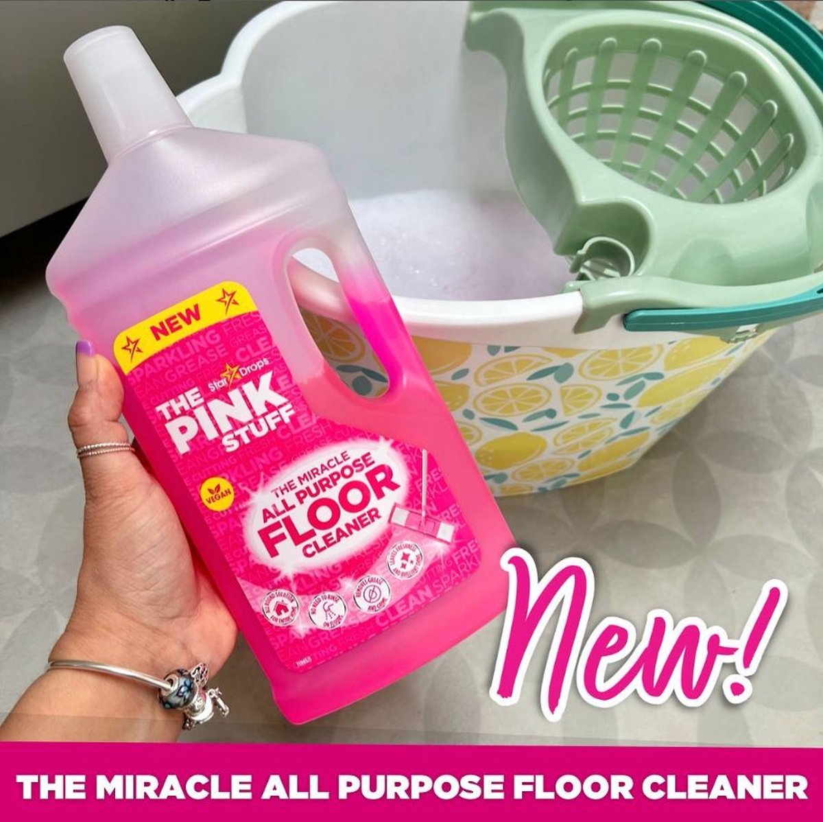 The Pink Stuff - 2x 750 ml - Nettoyant WC Stardrops Wonder - THE Wonder  Cleaner - The Miracle Cleaner