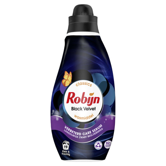 Lessive Robijn Black Velvet 665 ml - Protection et parfum de luxe pour vêtements foncés