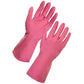 Gants de nettoyage réutilisables roses (grands)