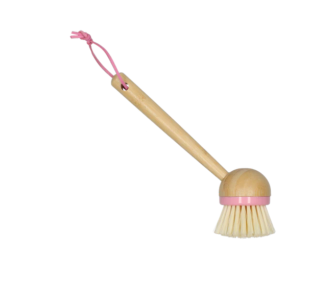 Brosse à vaisselle rose